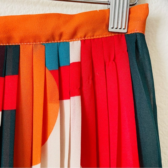 Anthropologie Maeve SIZE 6P Aurelia A-Line Midi Pleated Skirt - Picture 9 of 9